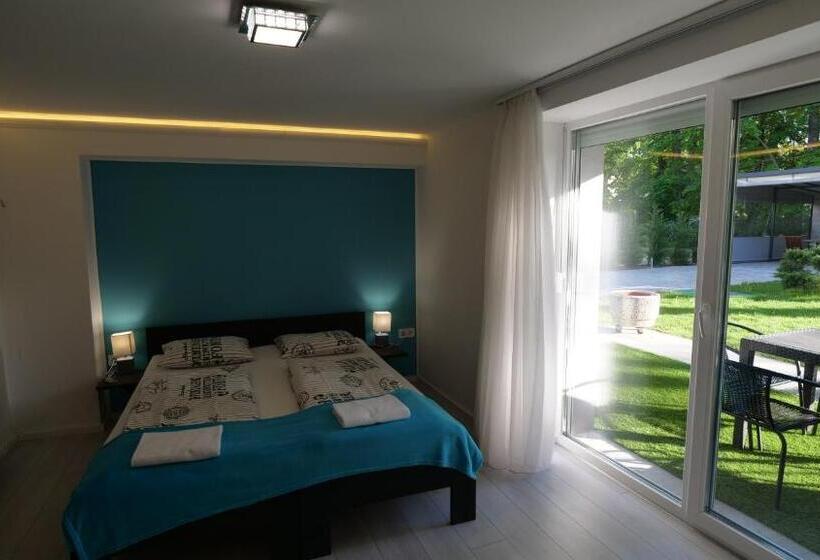 جناح مزود بتراس, Anna Villa Füred Boutique Rooms