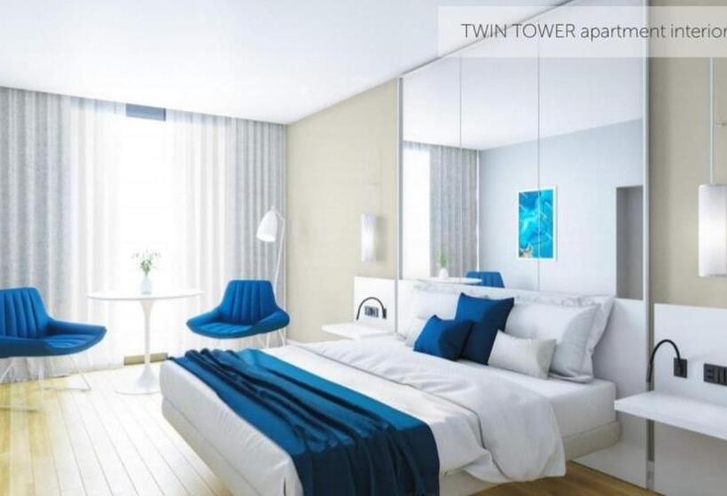 آپارتمان 1 خوابه با بالکن, Orbi City Apartments Batumi