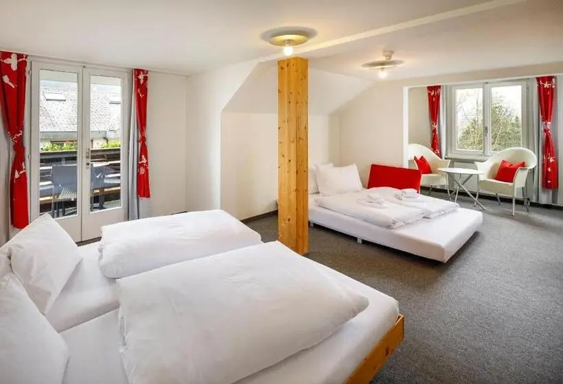 バルコニー付スタンダード4ベッドルーム, Hirschen Guesthouse Village