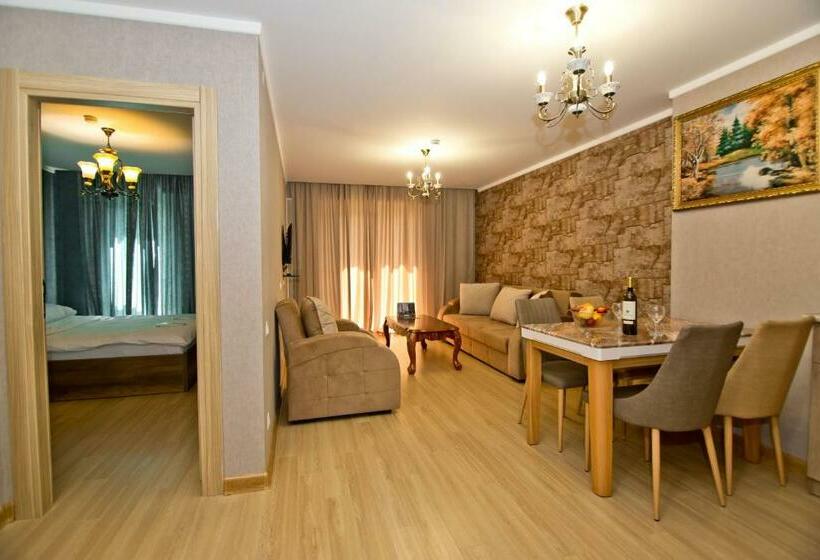 آپارتمان 1 خوابه با چشم‌انداز, Orbi Bakuriani Apartment 731