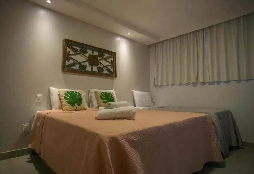 اتاق استاندارد چهار تخته, Pousada Renda Do Mar