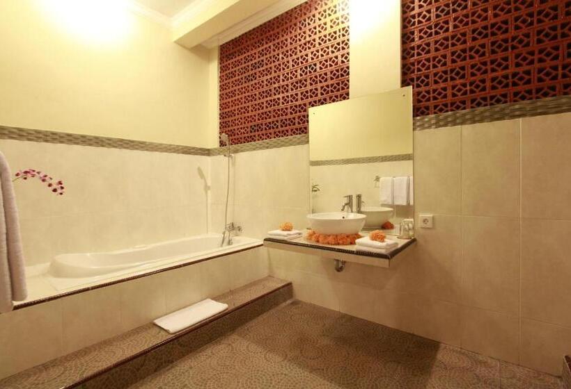 חדר דלוקס נוף בריכה, Pekak Mangku Guest House