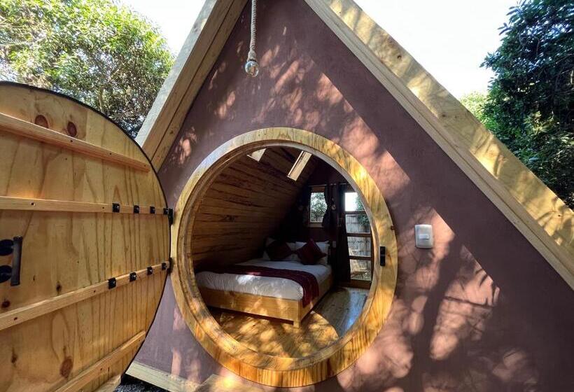 Standard room with outdoor bath, El Arbol Eco Lodge