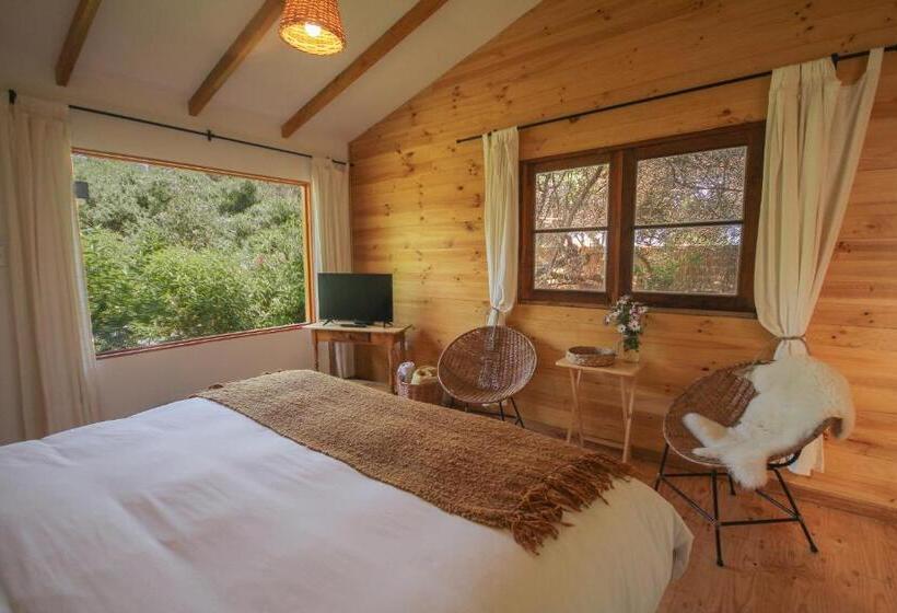 庭の見えるスタンダードトリプルルーム, El Arbol Eco Lodge