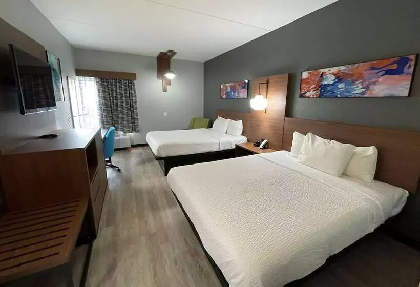 ２ダブルベッドのスタンダードルーム, La Quinta Inn & Suites By Wyndham Fayetteville I 95