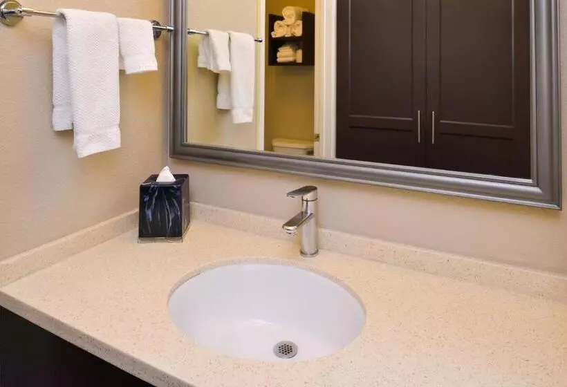 身障者適用クイーンサイズベッドルーム, Staybridge Suites Indianapolis Fishers, An Ihg