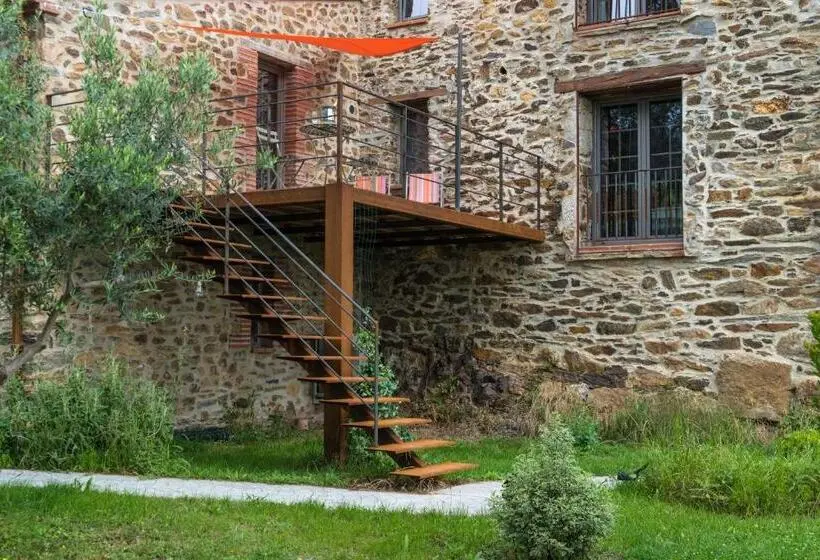 キングサイズベッドのデラックスルーム, Le Mas Des Colombes Chambres D Hôtes B&b & Spa