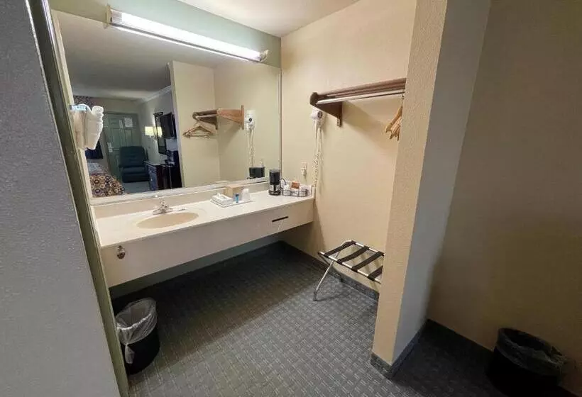 キングサイズベッドのスタンダードルーム, Americas Best Value Inn Hobby Airport