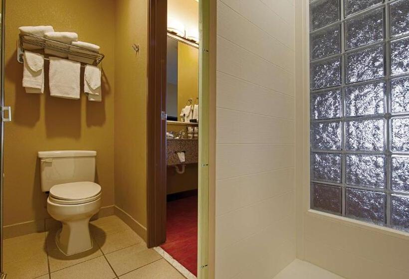 מיטת קינג בסוויטה, Best Western Plus Tulsa Woodland Hills Hotel And Suites