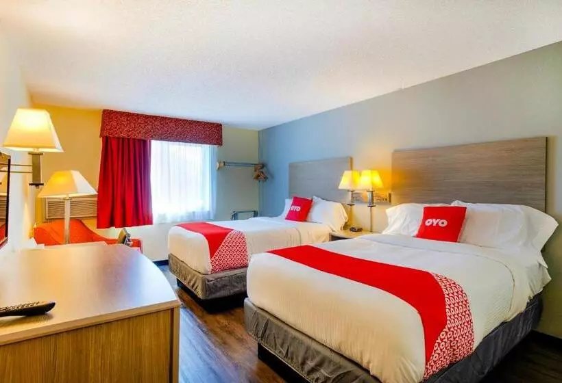 ２ダブルベッドのスタンダードルーム, OYO Hotel Castle Rock CO Downtown