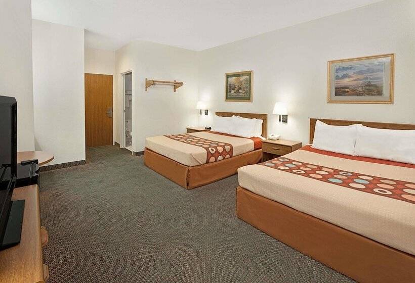 ２ダブルベッドのスタンダードルーム, Super 8 By Wyndham Hampshire Il