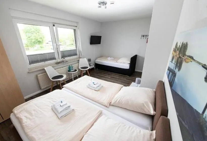 景色の見えるトリプルスタンダードルーム, Zum Alten Fährhaus   Bed & Breakfast