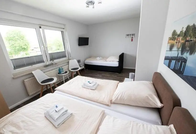 景色の見えるトリプルスタンダードルーム, Zum Alten Fährhaus   Bed & Breakfast
