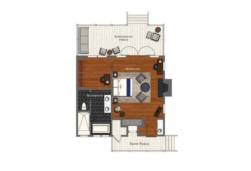 １ベッドルームハウス, Montage Palmetto Bluff Residences