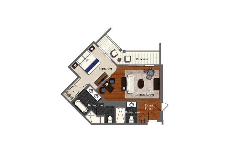 可观景的套房, Montage Palmetto Bluff Residences