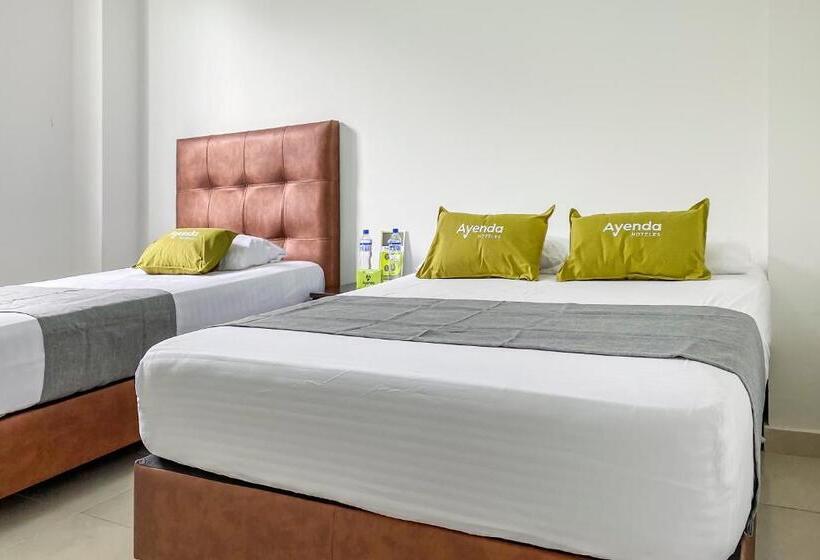 스탠다드 트리플 룸, Ayenda 1138 Apartahotel 109