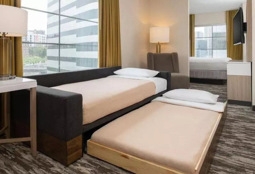 キングサイズベッドのスイートルーム, Springhill Suites Seattle Downtown, South Lake Union