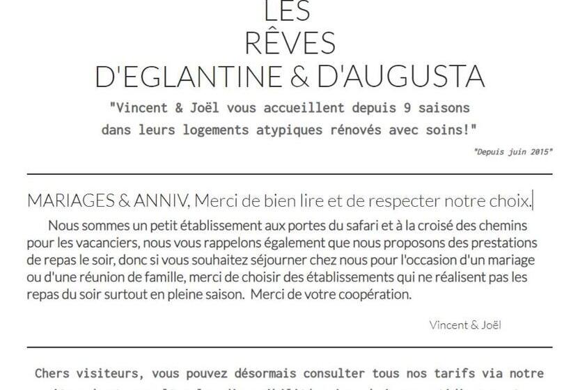 Семейный Номер, Les Rêves D églantine Et D Augusta Chambres Et Gîtes