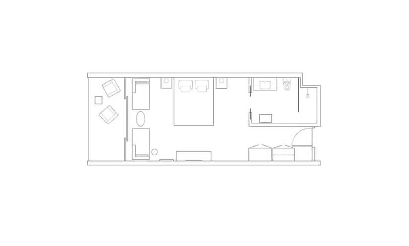 חדר פרמיום נוף לים, Almyra