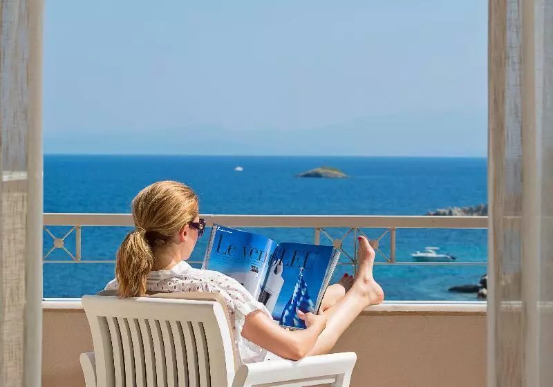 اتاق لوکس با چشمانداز دریا, Kassandra Bay Resort, Suites & Spa