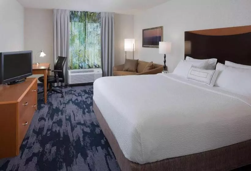 キングサイズベッドのスタンダードルーム, Fairfield Inn & Suites By Marriott Orlando Lake Buena Vista