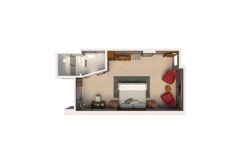 디럭스 룸, Plaza Hotel & Casino