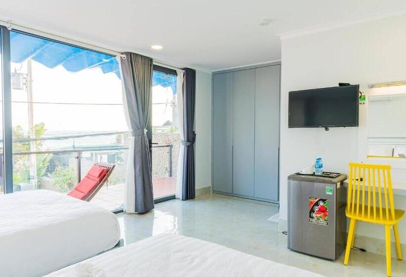 اتاق سه نفره دلوکس با چشمانداز دریا, Vivian Hotel Mui Ne