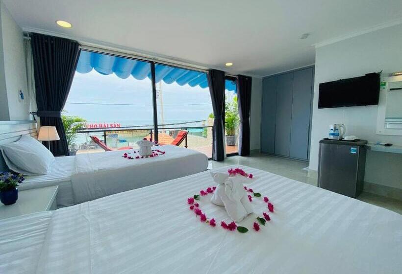 اتاق سه نفره دلوکس با چشمانداز دریا, Vivian Hotel Mui Ne