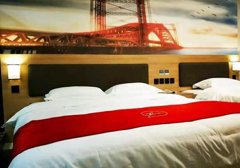 Семейный Номер, Thank Inn Chain Hotel Jiangsu Nantong Chongchuan District Century Plaza Nantong University