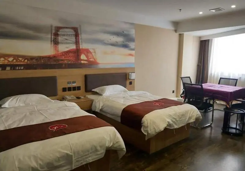 اتاق استاندارد, Thank Inn Chain Hotel Jiangsu Nantong Chongchuan District Century Plaza Nantong University