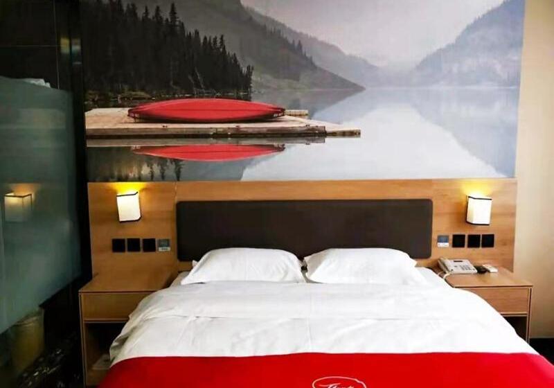 Номер Economy, Thank Inn Chain Hotel Jiangsu Nantong Chongchuan District Century Plaza Nantong University