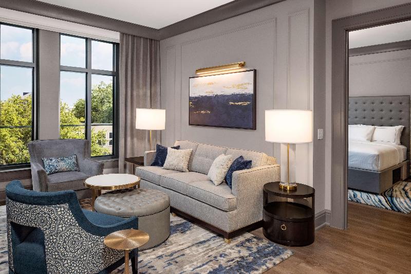 带大床的复式套间, Hilton Club Liberty Place Charleston