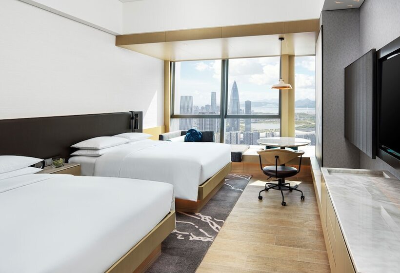 스탠다드 룸 더블 침대 2개, Renaissance Shenzhen Bay