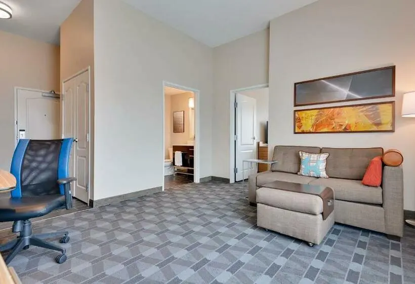 クイーンサイズベッドのスイートルーム, Towneplace Suites By Marriott Detroit Allen Park