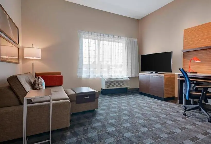 クイーンサイズベッドのスイートルーム, Towneplace Suites By Marriott Detroit Allen Park