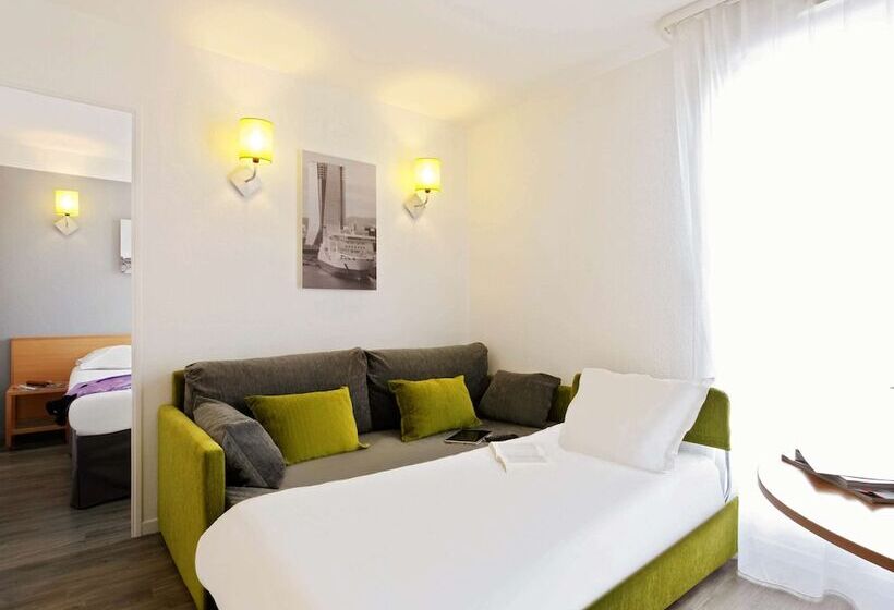 Апартаменты 1 Спальня с Балконом, Aparthotel Adagio Access Marseille Prado Périer