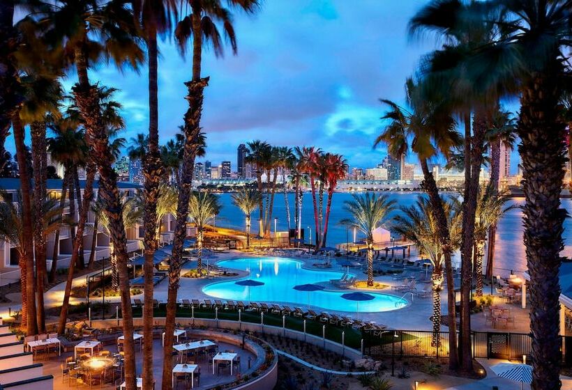 اتاق استاندارد با تخت دوبل و چشم‌انداز, Coronado Island Marriott Resort & Spa