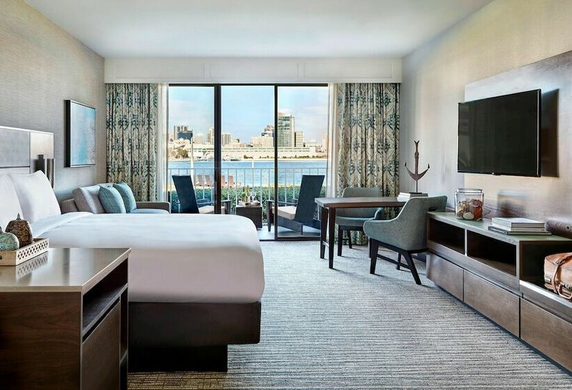 اتاق استاندارد با تخت دوبل و چشم‌انداز, Coronado Island Marriott Resort & Spa