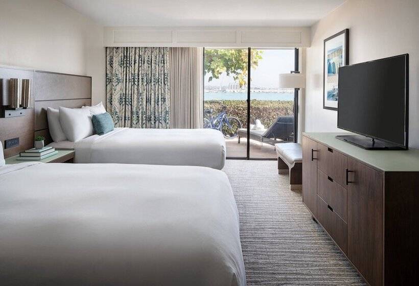 اتاق استاندارد با 2 تخت دوبل, Coronado Island Marriott Resort & Spa