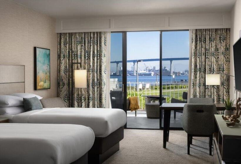 اتاق استاندارد با 2 تخت دوبل, Coronado Island Marriott Resort & Spa