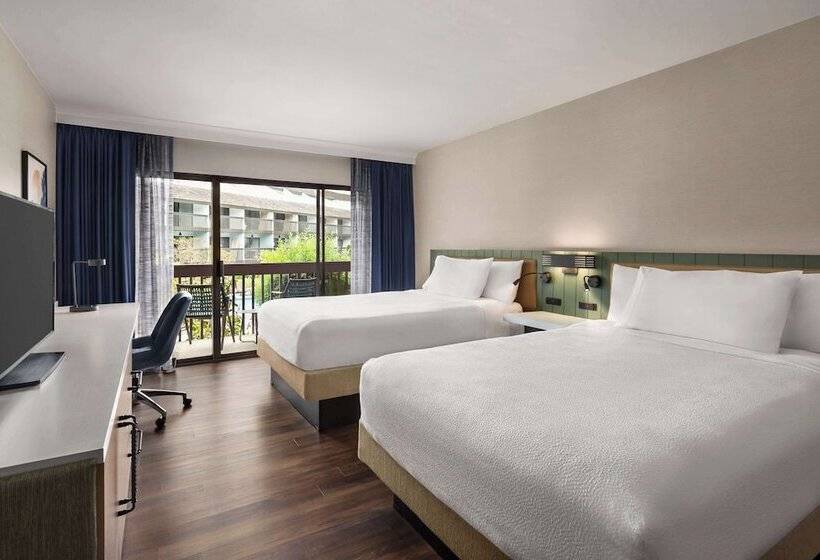 ２ダブルベッドのスタンダードルーム, Hilton Garden Inn Monterey