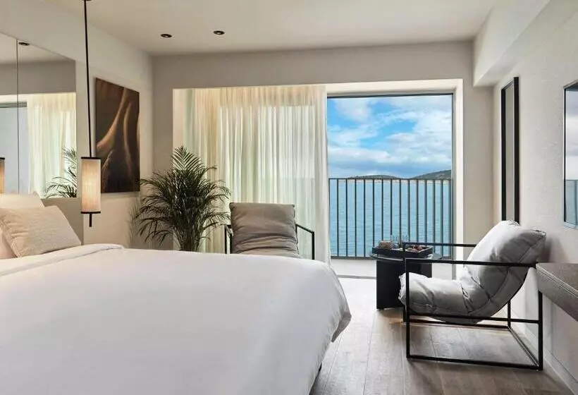 Deluxe-huone Merinäkymä Parveke, Niko Seaside Resort Mgallery