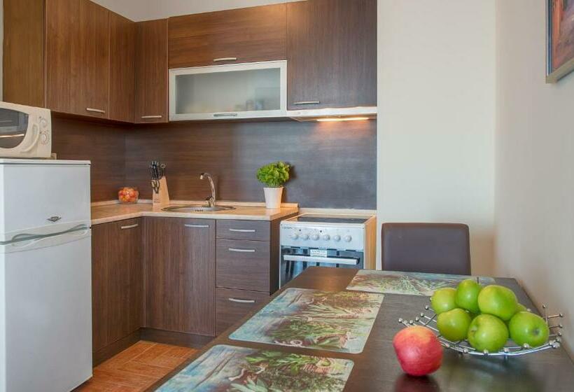 带1个卧室的带海景的公寓, Messambria Beach Apartments