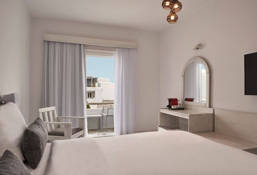 스탠다드 룸 풀장 전망, Mykonos Kosmoplaz Beach Resort