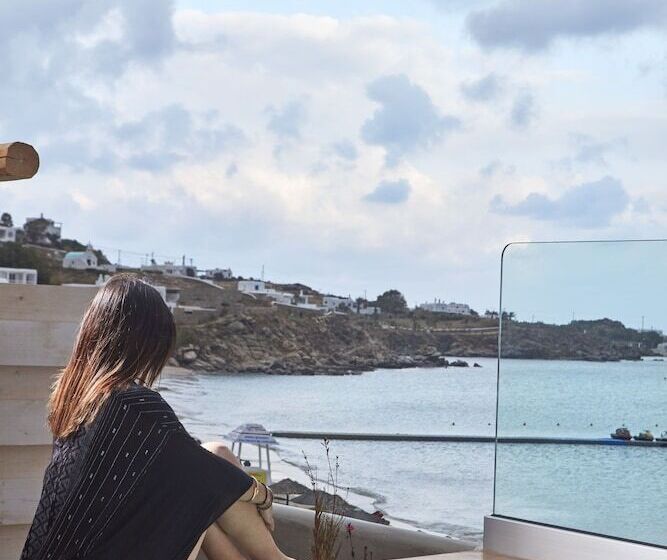 디럭스 스위트 바다 전망, Mykonos Kosmoplaz Beach Resort