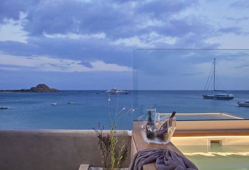 디럭스 스위트 바다 전망, Mykonos Kosmoplaz Beach Resort