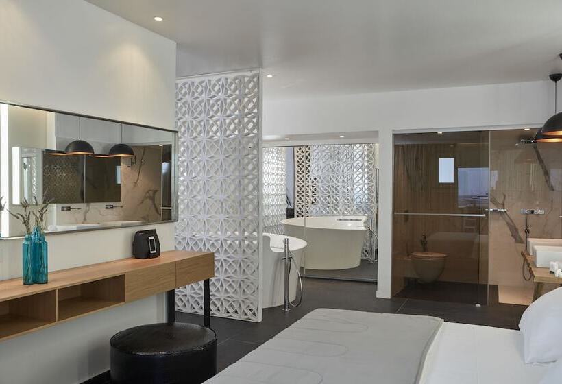 디럭스 스위트 바다 전망, Mykonos Kosmoplaz Beach Resort