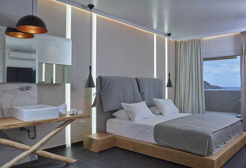 디럭스 스위트 바다 전망, Mykonos Kosmoplaz Beach Resort