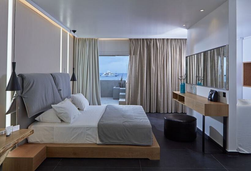 디럭스 스위트 바다 전망, Mykonos Kosmoplaz Beach Resort