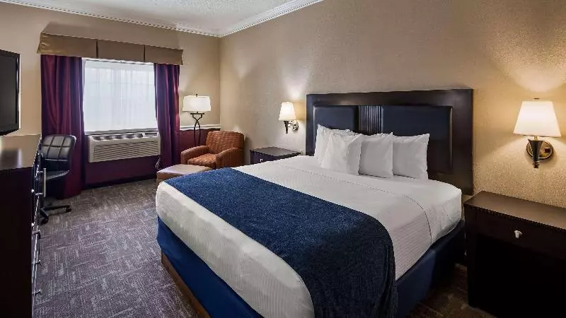 キングサイズベッドのスタンダードルーム, Best Western Greenfield Inn
